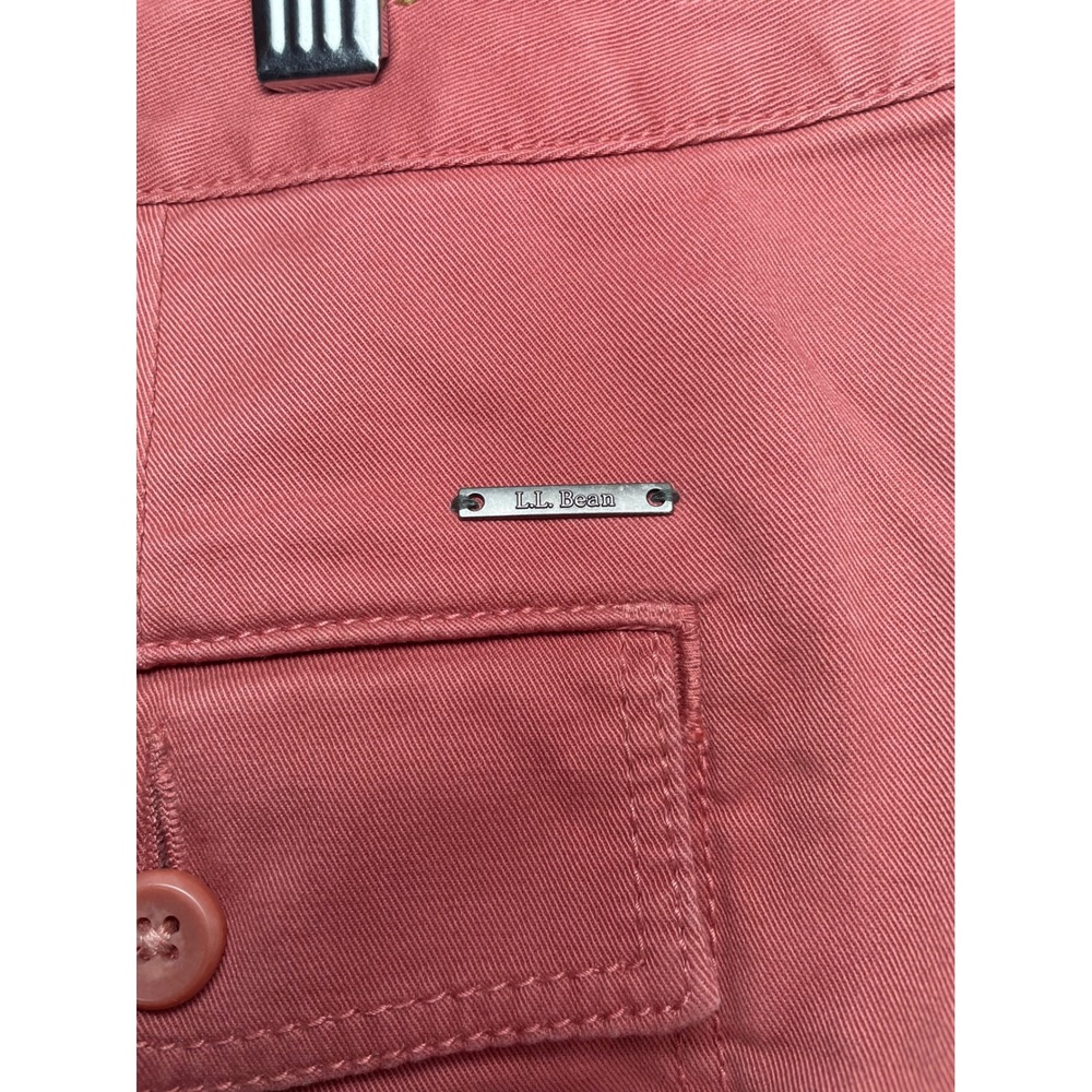 LL Bean Favorite Fit Cargo Skirt Pink Cotton Stretch Petite size 6 outdoor - Picture 6 of 10